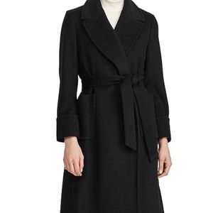Ralph Lauren wool wrap coat